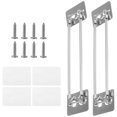 thumbnail image 1 of Adjustable Stainless Steel Storage Bar with Rotatable Angle Bases for RV Bathroom and Kitchen Corner, Prevent Items From Falling in, 1 of 7
