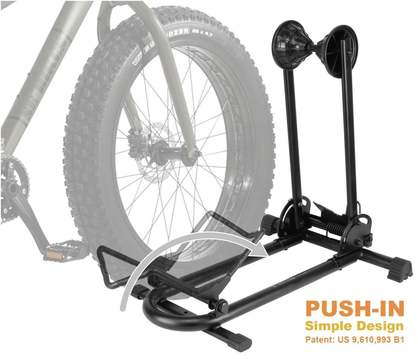 bikehand bike floor parking rack