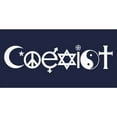 thumbnail image 3 of CafePress - Coexist Long Sleeve T Shirt - Women's Long Sleeve Graphic Casual T-Shirt, 3 of 4