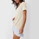 thumbnail image 5 of mfyjkho Tops Casuales Para Mujer, Blusa Holgada Informal De Color Liso Con Cuello En V Y Manga Corta Para Mujer Tops Y Blusas Para Mujer L, 5 of 7