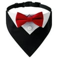 thumbnail image 1 of Collier Bandana de Mariage pour Chien avec Nœud Papillon Designs Collier Ajustable Formel Nœud Papillon pour Chien, 1 of 5