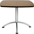 thumbnail image 2 of Iceberg iLand 29"H Square Hospitality Table Square Top - Powder Coated Silver Base - 36" Table Top Length x 36" Table Top Width x 1.13" Table Top Thickness - 29" Height - Assembly Required - Laminated, 2 of 2
