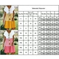 thumbnail image 2 of Women Short Sleeve Polka Dot Striped Summer Midi Dress Plus Size Casual Sundress, 2 of 2