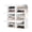 White, variant on LIFERECORD 8-Tier Shoe Rack with Doors, 32 Pair Shoe Storage Cabinet, Plastic Shelves Organizer for Closet, Hallway, Bedroom, Entryway