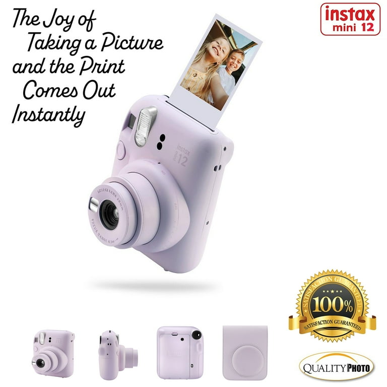 Fujifilm Instax Mini 12 Instant Camera Lilac Purple with Case