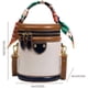 thumbnail image 5 of Summer Niche Design Cylinder Bag,Colorblock Bucket Bag for Women, 5 of 5
