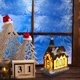 thumbnail image 3 of Casa de Navidad Exquisita Cabaña de Resina Brillante Zhivalor WLJ-0602, 3 of 4