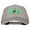 Grey, variant on Brazil BRA Flag Embroidered Solid Cotton Pro Style Cap - Grey OSFM