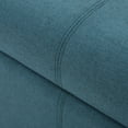 thumbnail image 2 of Noble House Lomita Dark Teal Fabric Storage Ottoman, 2 of 10