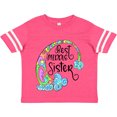 thumbnail image 3 of Inktastic Best Middle Sister Colorful Rainbow Swirls Girls Toddler T-Shirt, 3 of 5