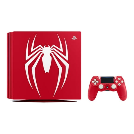 Sony PlayStation 4 Pro - Marvel's Spider-Man Limited Edition - game console - 4K - HDR - 1 TB HDD - red - Marvel's Spider-Man