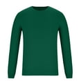 thumbnail image 4 of Yiliang Pullover Sweater for Men Fall and Winter Long Sleeve Warm and Thermal Top Clothes ,Army Green,M, 4 of 6