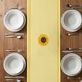 thumbnail image 4 of Table Runner 70 Inches Long for Kitchen Dining, Yellow Sunflowers Dresser Scarf Farmhouse, Dining Table Decorations for Wedding/Parties, Gnomes Farmhouse Botanical Bee 13 x 70 In, 4 of 8
