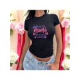 thumbnail image 1 of Playera Blusa Mujer De Feliz Día Mamá Eres Mi Mayor Bendición Regalo Día de las Madres Moda Casual Color Negro Talla Extra Grande Marca Emil SaEs, 1 of 4