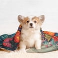 thumbnail image 4 of Yiaed Butterflies On Rocky Cliff Print Dog Blankets-Cat Blanket Washable for Couch Protection,Puppy Blanket, Soft Plush Reversible Throw Furniture Protector-Large, 4 of 8