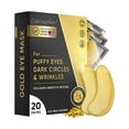 thumbnail image 2 of Mascarilla para ojos Xihbxyly de oro de 24 quilates 20 pares, 2 of 7