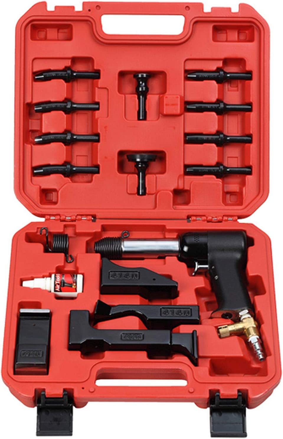 Hanson Rivet HRH3X777 Deluxe AIR Hammer KIT for Rivets. Includes 4