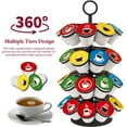 thumbnail image 5 of SUSWIM Coffee Pod Carousel Holder Organizer Compatible with 36 Cup Pods，K Cup Holder(Black), 5 of 6