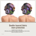 thumbnail image 2 of Kdxio Vintage Floral Pattern Satin Bonnet Silk Bonnet Hair Bonnet for Sleeping Hair Bonnets for Women Curly Natural Hair, 2 of 6