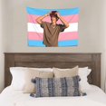 thumbnail image 4 of Malachi Barton Tapestry New 2025 Actor Poster Malachi Celebrity Tapestry Barton For Living Room Bedroom Wall Hanging For Friends Pink Gift, 4 of 6