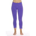 thumbnail image 1 of Just Love Yoga Capri Pants for Women (Purple, 3X), 1 of 2