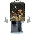 thumbnail image 2 of ZIATUBLES Ice Cream Machine Cover Stain Resistant Kitchen Appliance Protector with Front Pockets Countertop Decorative Accessories, 15.35" x 9.84" x 18.11", Mushroom Flower Moon Star, 2 of 6