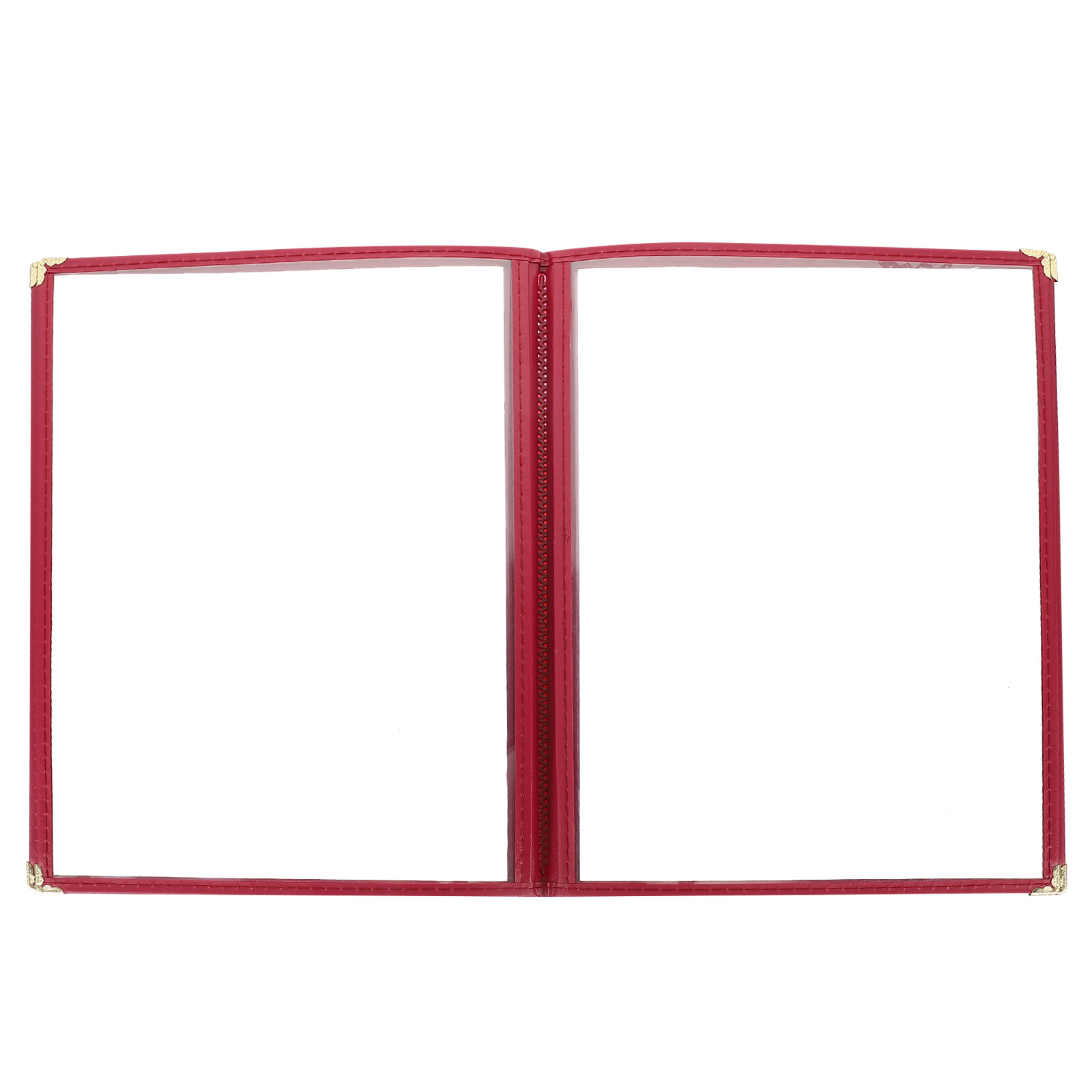 Restaurant Menu Cover Price List Paper Insert Transparent Cookbook