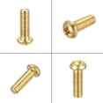thumbnail image 5 of Unique Bargains M4x12mm Brass Machine Screws, Phillips Pan Head Fastener Bolts 12Pack, 5 of 5