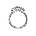 thumbnail image 5 of 1.00 Carat Brilliant Princess Cut Natural Diamond Three Stone Beautiful Ring for Engagement Solid 950 Platinum Size 9, 5 of 9
