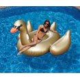 thumbnail image 5 of Swimline Giant Inflatable Ride-On 75-Inch Golden Swan Float For Pools | 90701, 5 of 5