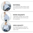 thumbnail image 5 of ETHZZLE Grey Cotton Nursing Cover for Breastfeeding Moms - Multi-Use Chest Cover, Comfortable & Breathable, 1 Set, 5 of 8