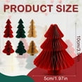 thumbnail image 3 of Christmas Ornaments Christmas Decorations Three Honeycomb Paper Folding Small Christmas Tree Table Ornaments Window Display Atmosphere and Scene Arrangement, 3 of 5