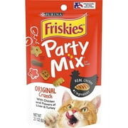 Friskies Party Mix Original Crunchy Cat Treats 2.1 oz