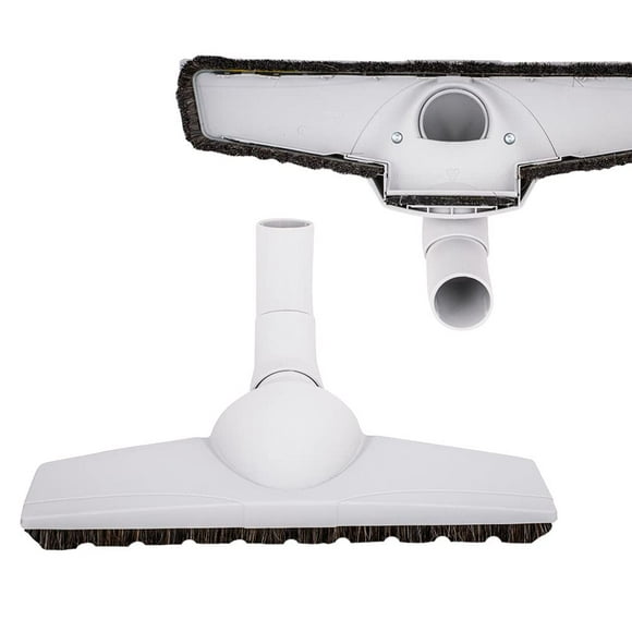 ALL PARTS ETC. 1.25” Hardwood Floor Attachment for Central Vacuum Accessories for Wood Floor, Tile & Wood Floor Brush, Light Gray, for Shop Vac, Bissell, Eureka & Other Central Vacs (Floor Brush 13”)