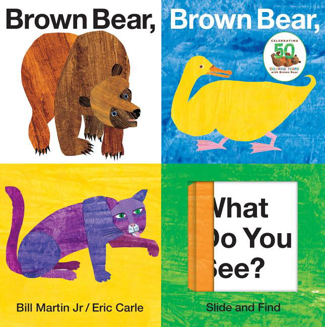 30 Magnetic Pieces 4 Play Scenes NEW TIN Eric Carle Brown Bear What Do You See
