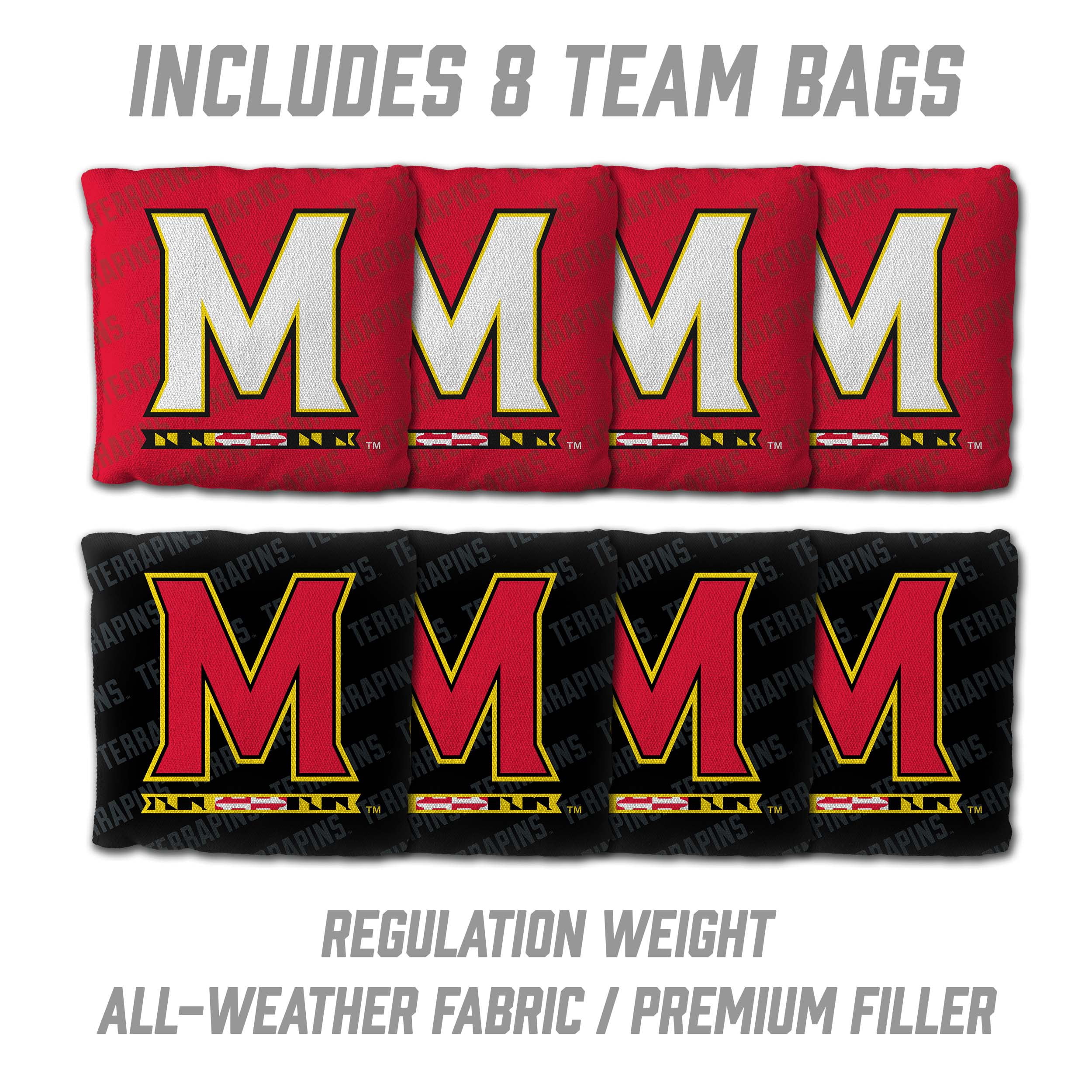 YouTheFan NCAA Maryland Terrapins 2x4 Slogan Series Cornhole