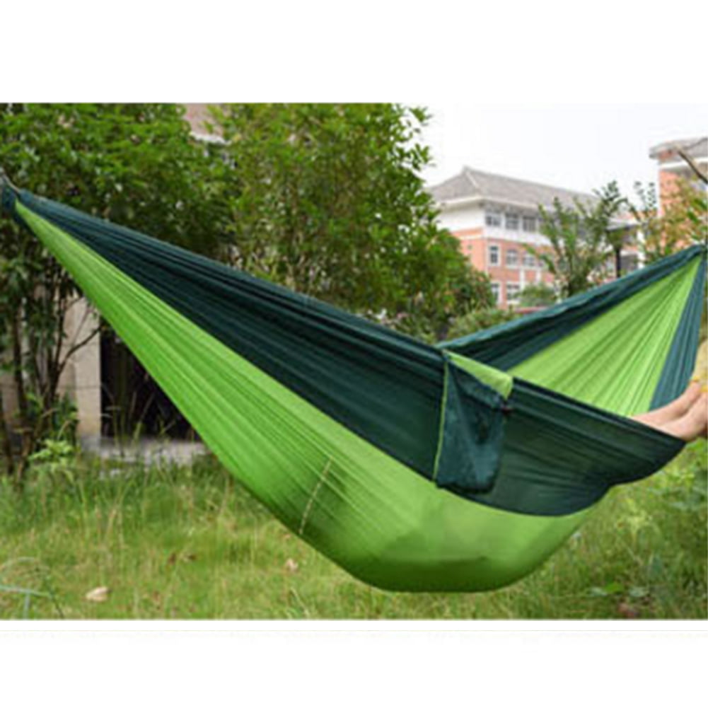Double Person Travel Camping Nylon Fabric Parachute Hammock Sleep Swing New 