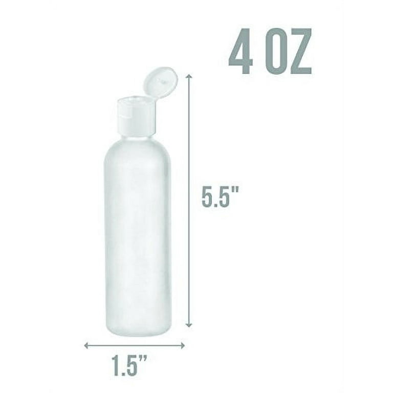 MoYo Natural Labs 4 oz Squirt Bottles, Squeezable Empty Travel Containers,  BPA Free PET Plastic for Essential Oils and Liquids, Toiletry/Cosmetic  Bottles (Neck 20-410) (Pack of 8, Green) 