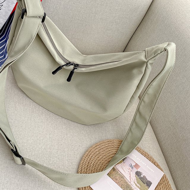 Bolsa Borsa a tracolla in tela da donna Borsa a tracolla Hobo semplice femminile di grande capacità JShteea Para Estrenar