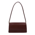 thumbnail image 2 of Bolsa Moda Alligator PU Bolso de mano para mujer Bolsos de hombro con solapa (marrón oscuro) Ehuebsd  Nuevos Originales, 2 of 9