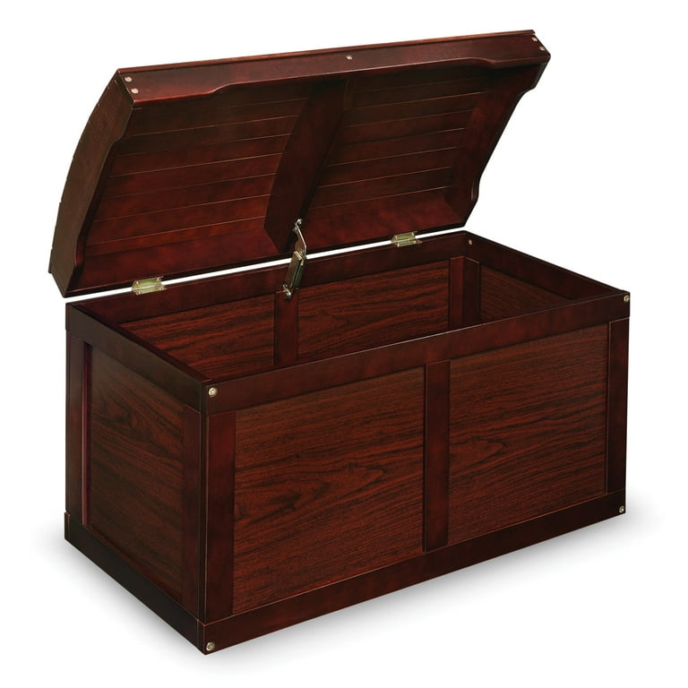 Cherry wood outlet toy chest