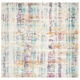 thumbnail image 6 of SAFAVIEH Aria Carleton Abstract Area Rug, Ivory/Turquoise, 4' x 6', 6 of 9