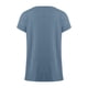 thumbnail image 5 of Camiseta de manga corta de punto acanalado para mujer 2025: camiseta con cuello redondo, mangas cubiertas con bloques de color y corte ajustado, confeccionada en tejido elástico de poliéster y span, 5 of 6