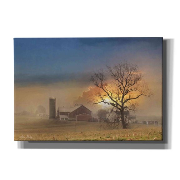 Epic Graffiti 'Stormy Weather' by Lori Deiter, Canvas Wall Art, 26"x18"
