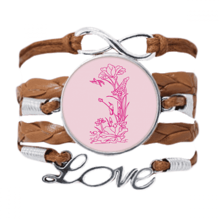 lotus lotus flower bird water bracelet love chain ornament wristband