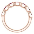thumbnail image 3 of AFFY 1.54 Carat (Cttw) Round Simulated Pink Ruby Beautiful Engagement Ring 14K Solid Rose Gold Ring Size-5.5, 3 of 4