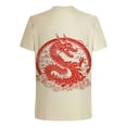 thumbnail image 5 of Qertyioot T-shirt à Manches Courtes Imprimé pour Hommes, Col Rond, Mode Décontractée, 5 of 5