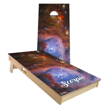 Skip's Garage Scorpio Solid Wood Cornhole Board Set