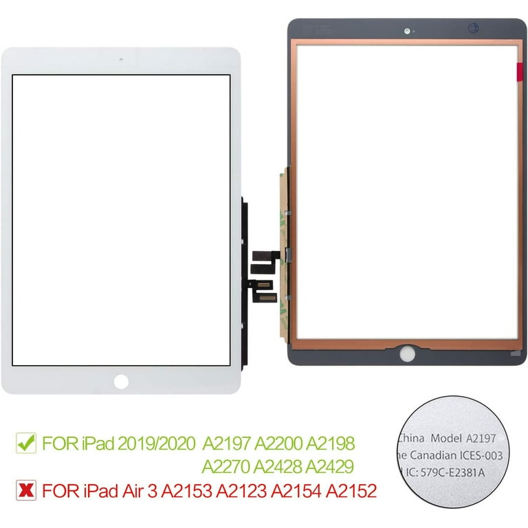Tested LCD Touch Screen Glass Display Repair For iPad 7 8 10.2