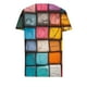 thumbnail image 5 of Top de Verano de las Mujeres, Cuello en V Moda Casual de Manga Corta Blusa, Primavera Y Verano Ligero Top, 5 of 9